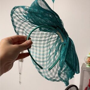 Elegant Teal Fascinator Headband